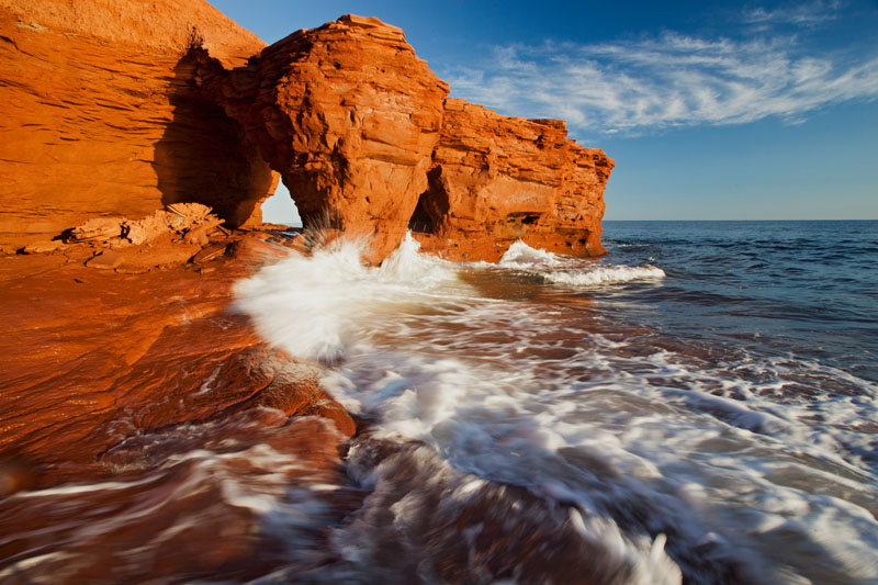 The Majestic Red Cliffs of Prince Edward Island